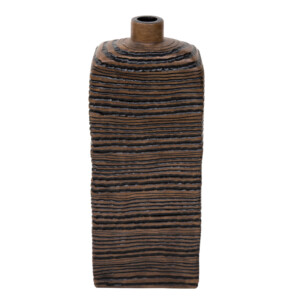 Domus Brown Bottle Neck Vase, 45.5cm #YZ03671BL