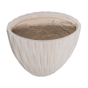 Fibre clay pot: Tall round small 33cmx19cmx28cm#LT13941-A