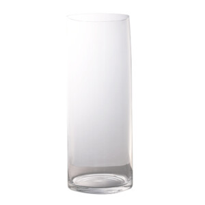 Domus: Clear Glass Vase: 18cm