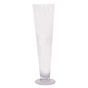 Domus: Clear Glass Vase: Long Neck; 11cm #KC115