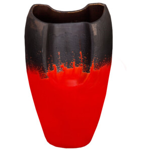 Decorative Ceramic Vase: 19.5x14x34.5cm Ref. 604749-2