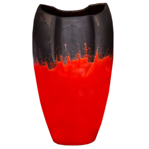Decorative Ceramic Vase: 19.5x14x34.5cm Ref. 604749-2