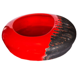 Decorative Ceramic Vase(Without Hole): 25x25x7.8cm Ref. 1-604612-3