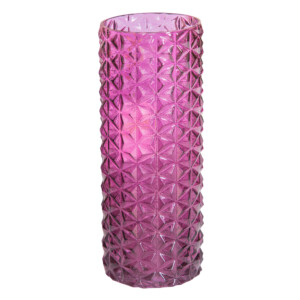 Domus: Glass Vase: 30x12cm, Purple