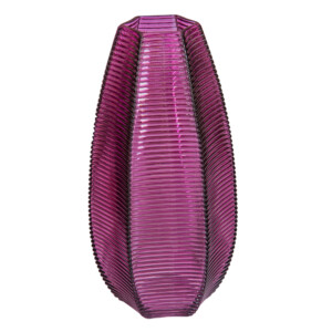Domus: Glass Vase: (30x15)cm, Purple