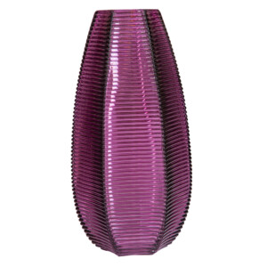 Domus: Glass Vase: (30x15)cm, Purple