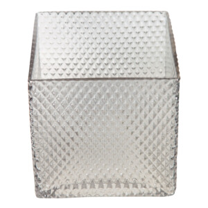Domus: Glass Vase: (15x15)cm, Grey