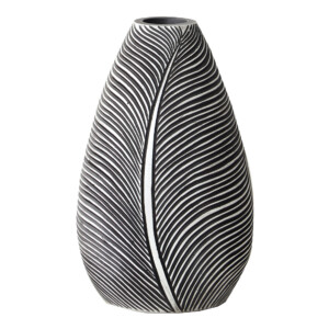 Decorative Ceramic Vase, (19x19x30)cm Silver