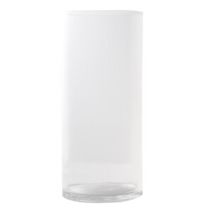 Domus: Clear Cylinder Glass Vase: 40cm
