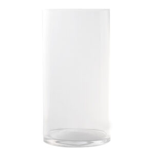Domus: Clear Cylinder Glass Vase: 35cm