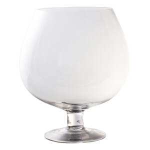 Domus: Clear Glass Vase: 26cm