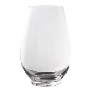 Domus: Clear Glass Vase: 23cm