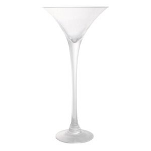 Domus: Clear Glass Vase: 50cm