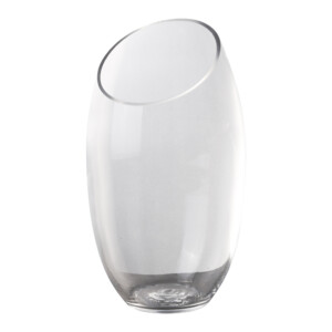 Domus: Clear Glass Vase: (27x20)cm