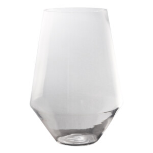 Domus: Clear Glass Vase: 25cm