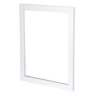 3D Decorative Wall Mirror: (40x50)cm, White