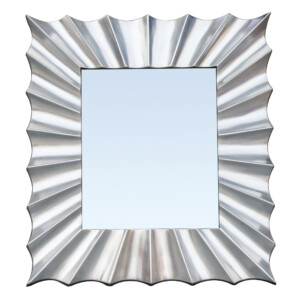 Decorative Wall Mirror With Frame, (99x89x5_cm Silver