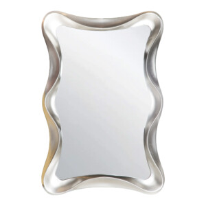 Decorative Wall Mirror With Frame: (120.5x80x5.5)cm, Silver