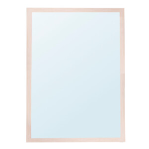 Wall Mirror With Frame (60x90)cm, Light Khaki