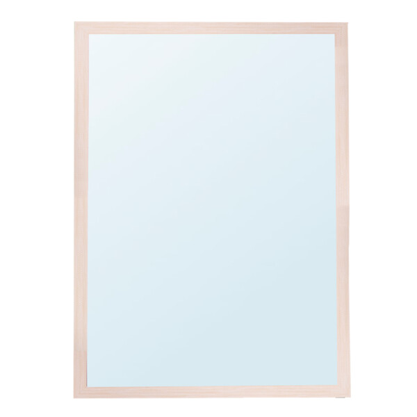 Wall Mirror With Frame (60x90)cm, Light Khaki