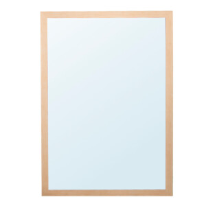 Wall Mirror With Frame (60x90)cm, Grey Coffee