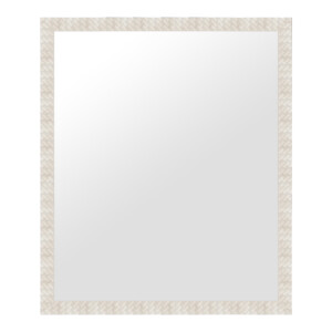 Domus: Wall Mirror With Frame: (50x60)cm, Cream