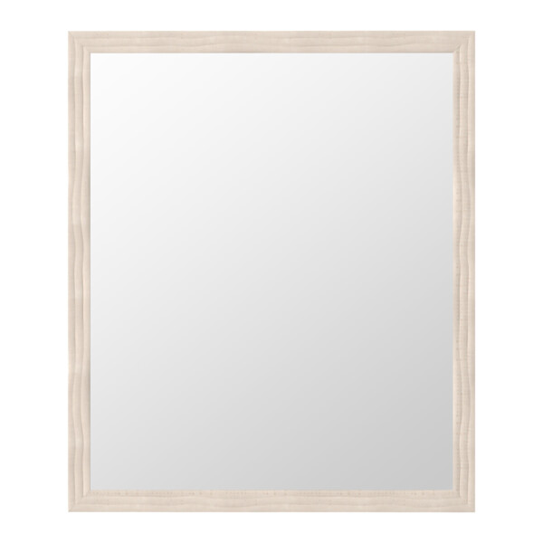 Domus: Wall Mirror With Frame: (50x60)cm, White