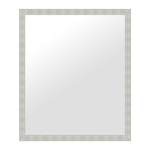Domus: Wall Mirror With Frame: (50x60)cm, Light Grey