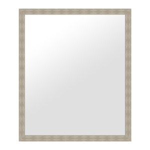 Domus: Wall Mirror With Frame: (50x60)cm, Light Brown