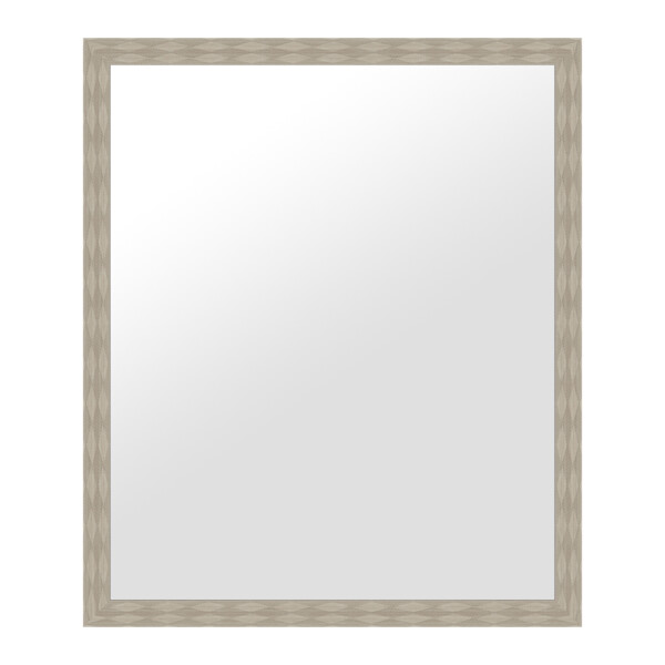 Domus: Wall Mirror With Frame: (50x60)cm, Light Brown