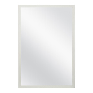 Domus: Wall Mirror With Frame: (60x90)cm, Light Grey