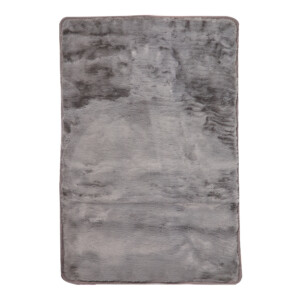 Faux Fur Bath Mat; (50x80)cm, Grey