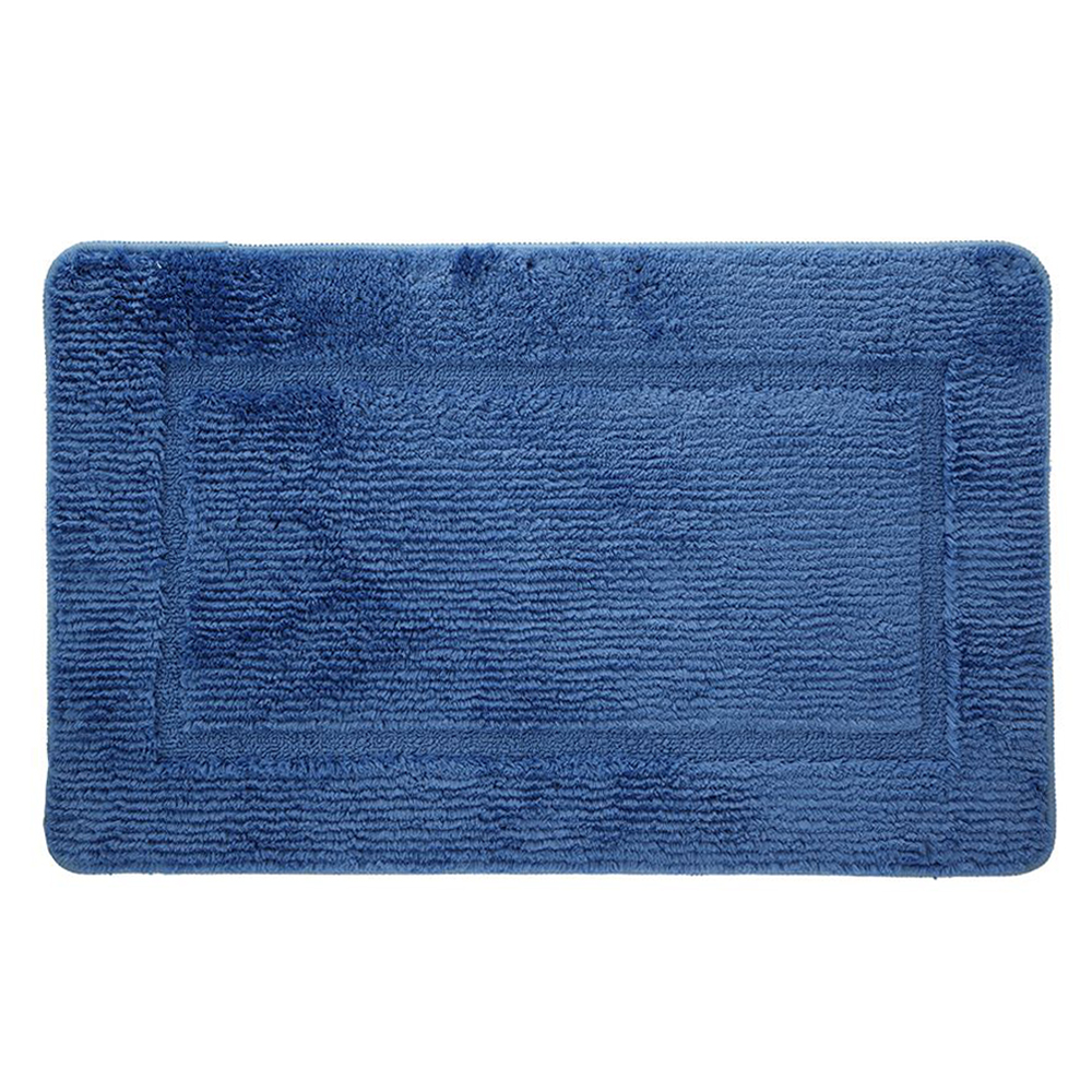 Penny Polyester Bath Mat; (50x80)cm Light Blue