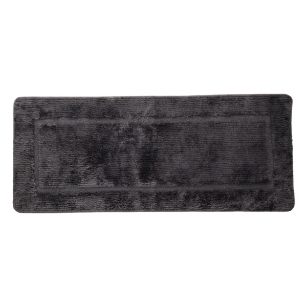 Penny Long Polyester Bath Mat; (50x120)cm, Dark Grey