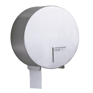 Toilet Roll Dispenser: (25.0x12.5)cm, Silver