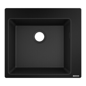 Hansgrohe: Built-In Sink 450 , Single Bowl, Graphite Black