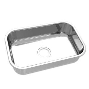 Mekal: S/Steel Inset Rectangle Kitchen Sink: Single Bowl, 56