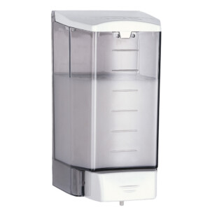 Medigel Soap Dispenser, 1.1L, ABS, White/Clear