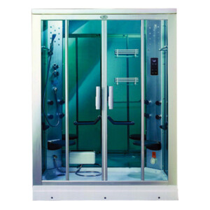 Steam Shower Cubicle With Radio, Fan, Seat, Foot Massage