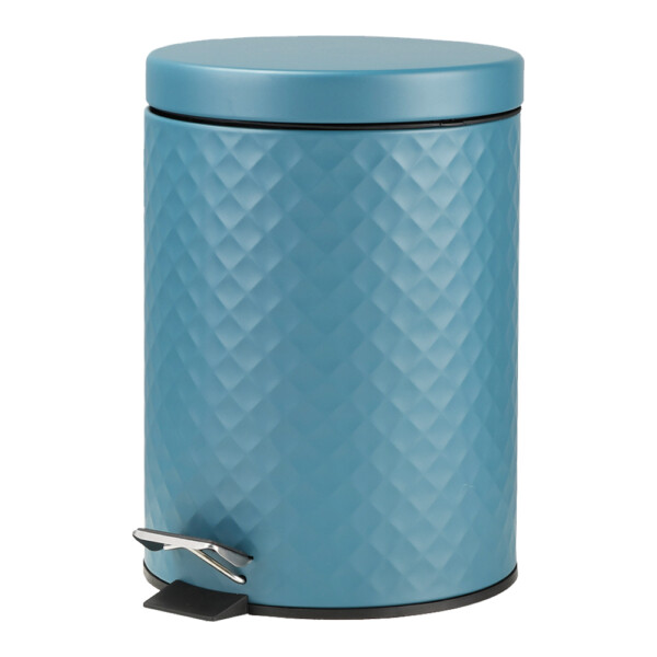 Fiona Step Bin, 5Lts; (20.5x20.5x28)cm, Blue