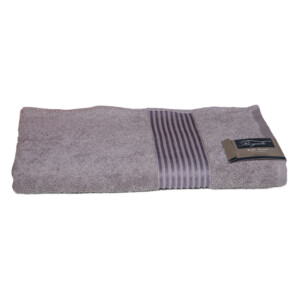 Royale : Beach Towel, Striped : (81x163)cm, Grey