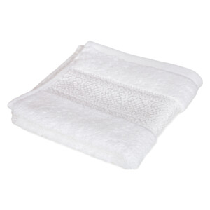 FieldCrest: Arabes Face Towel: (33x33)cm, White
