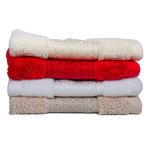FieldCrest: Arabes Face Towel: (33x33)cm, White