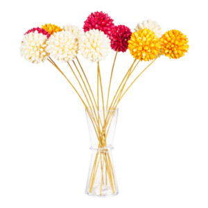 Winston: Decoration: Hand Made Flower, 3pcs, White