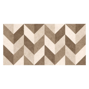 6347 HL A: Ceramic Tile: (30.0x60.0)cm, Brown/Cream