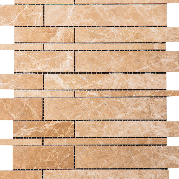 MLC02: Stone Mosaic Tile: (30.0x30.0)cm, Burlywood