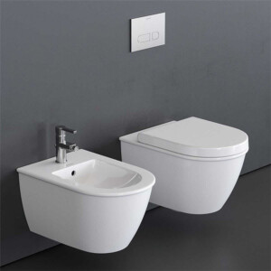 Darling N: Bidet, Wall Hung; 54cm White