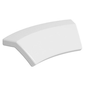 Darling N.: Curved BathTub Headrest; White