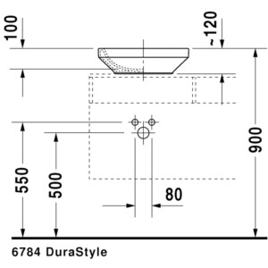 DuraStyle: Wash Bowl: White, 43cm