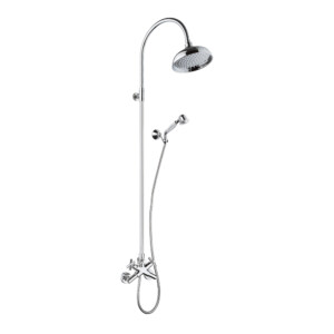 Crosshead: Overhead Shower + Hand Shower, Chrome Plated